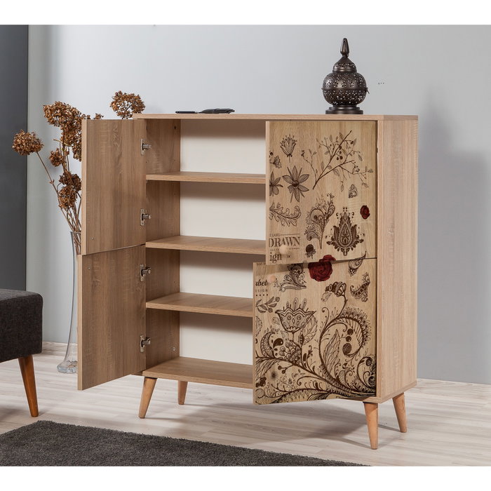 Hanah Home Multilux-731 Armario Multiusos Roble Sonoma Hanah Home Multilux-731 Armario Multiusos Roble Sonoma